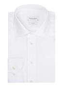 Profuomo Strijkvrij slim fit overhemd met widespread kraag