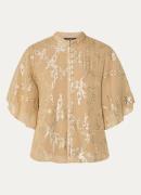 Bruuns Bazaar JuniperBBMateli blouse met print en metallic finish