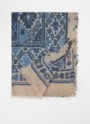 Gerard Darel Raissa sjaal van wol met grafische print 180 x 70 cm