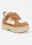UGG Astromel sneaker van suède met plateauzool