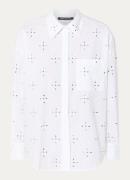 Pennyblack Secolo blouse met ruitdessin en strass