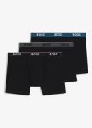 BOSS Boxershorts met logoband in 3-pack