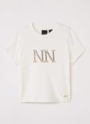 NIK&NIK Stud T-shirt met logo