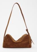 Elleme Trousse schoudertas van suède