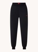 HUGO Shuffle high waist tapered fit joggingbroek met logo