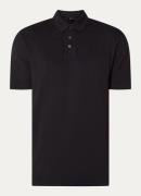 Armani Regular fit polo van piqué katoen met logoborduring