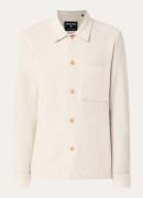 Strellson Noel overshirt met structuur en borstzak