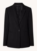 Benetton Blazer met paspelzakken en schoudervulling