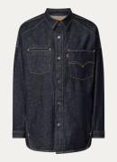 Levi's Regular fit overshirt van denim met borstzakken