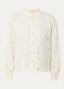 Summum Blouse met opengewerkt dessin
