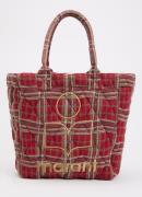 Isabel Marant Wigan shopper met logoborduring en quilt patroon
