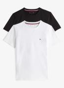 Tommy Hilfiger T-shirt met logo in 2-pack