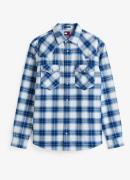 Tommy Hilfiger Regular fit overhemd van flanel