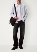 Calvin Klein Classix Oxford regular fit overhemd met logoborduring