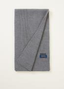 Ralph Lauren Ribgebreide sjaal van wol 180 x 25 cm