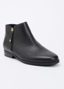 Dune London Poleyn enkellaarsje van leer