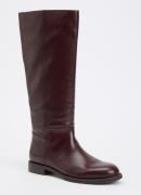 Dune London Tova laars van leer met logo