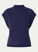 Benetton Fijngebreide mouwloze top in wolblend