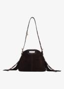 Maje Miss M schoudertas van su&#xE8;de met verstelbare schouderriem