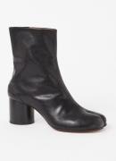Maison Margiela Tabi enkellaarsje van leer