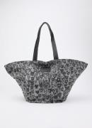 Fabienne Chapot Nico shopper met panterprint