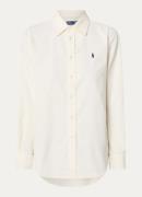 Ralph Lauren Blouse van corduroy met logo