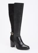 Dune London Secretly laars van suède met gesp detail