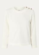 ba&sh Marvy top in wolblend