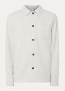 Les Deux Hamilton regular fit overshirt in wolblend met borstzak
