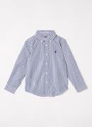 Ralph Lauren Overhemd met streepprint en logoborduring