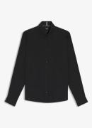 BOSS Regular fit overhemd in katoenblend