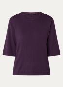 Bruuns Bazaar AnemoneBBGliandra fijngebreide top met siernaad