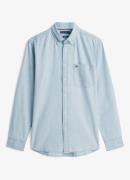 Tommy Hilfiger Regular fit overhemd van chambray met borstzak