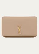 Saint Laurent Cassandre crossbody telefoonhoes van kalfsleer