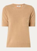 Sandro Fijngebreide top van wol