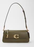 Coach Jet handtas van leer met afneembare schouderriem