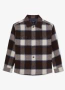 Reiss Mcfadden overshirt in wolblend met ruitdessin