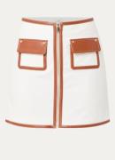 Fifth House Ishaa minirok met details van imitatieleer