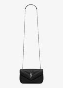 Saint Laurent Loulou Mini crossbodytas van quilted lamsleer