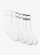 BOSS Sportsokken met logo in 6-pack