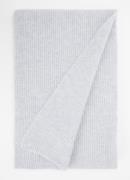 River Woods Ribgebreide sjaal in alpaca wolblend 30 x 225 cm