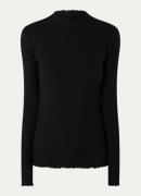 Marc O'Polo Denim Longsleeve met opstaande kraag