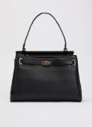 Dune London Dynamic M schoudertas van leer met uitneembaar etui