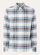 Gant Regular fit overhemd met ruitdessin en borstzak