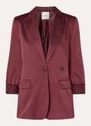 Summum Double-breasted blazer met schoudervulling