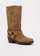 Coach Harness laars van suède