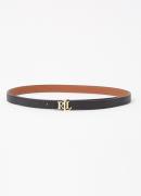 Ralph Lauren Reversible riem van leer met logo