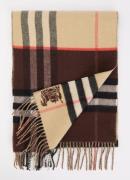 Burberry Sjaal van kasjmier met ruitdessin 170 x 30 cm