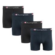 Set van 4 effen  basic boxershorts