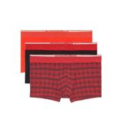 Set van 3 boxershorts, effen en bedrukt